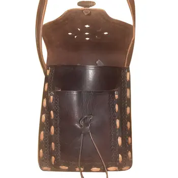 Bolso alargado calado vacuno
