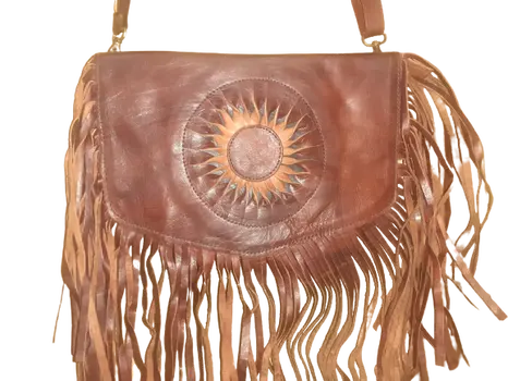 Bolso Fiesta  sol Flecos