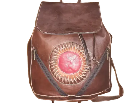 Mochila Fez doble cremallera sol L