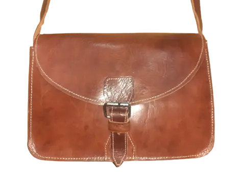 Bolso rectangular cuero fez