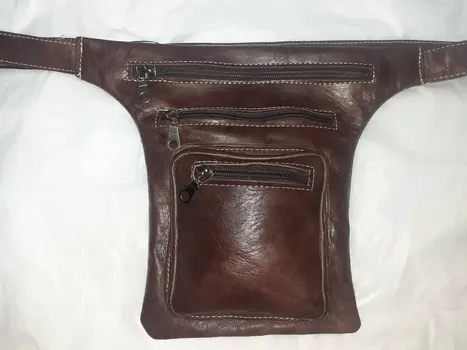 Riñonera L  plana 3 cremalleras