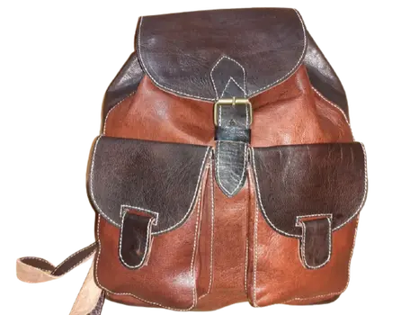 Mochila Fez Cuatro Bolsillos Combinada Grande