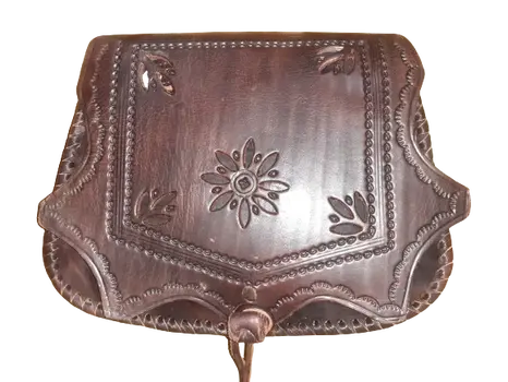 Bolso trapecio calado