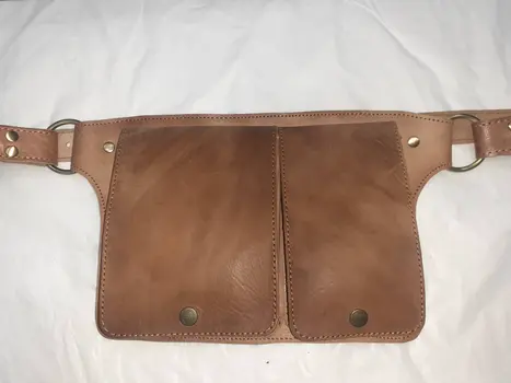Riñonera Vacuno doble bolsillo