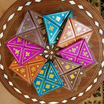 Monedero dorado de marruecos