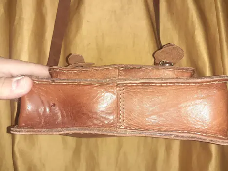 Bolso rectangular  vacuno doble automático