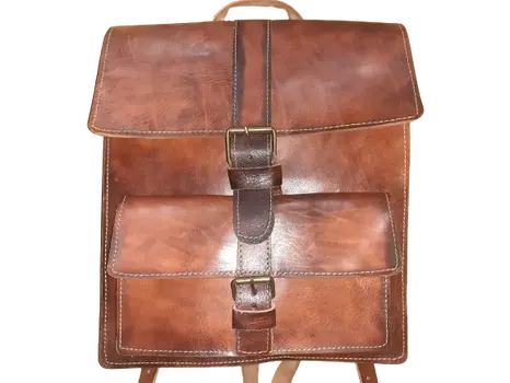 Mochila colegial vacuno doble