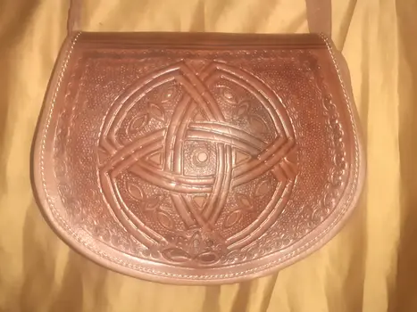 Bolso redondo Fez calado mediano