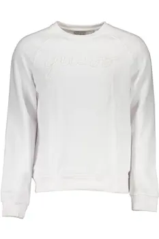GUESS JEANS SWEATSHIRT WITHOUT ZIP MAN WHITE