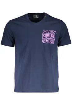 PLEIN SPORT MEN'S SHORT SLEEVE T-SHIRT BLUE