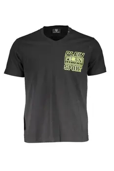 PLEIN SPORT MEN'S SHORT SLEEVE T-SHIRT BLACK