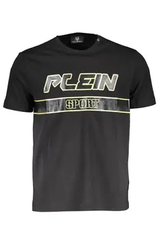 PLEIN SPORT MEN'S SHORT SLEEVE T-SHIRT BLACK