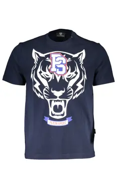 PLEIN SPORT MEN'S SHORT SLEEVE T-SHIRT BLUE