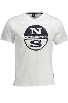 NORTH SAILS WHITE MEN'S SHORT SLEEVE T-SHIRT