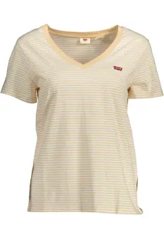 LEVI'S WOMEN'S SHORT SLEEVE T-SHIRT BEIGE