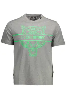 PLEIN SPORT MEN'S SHORT SLEEVE T-SHIRT GRAY