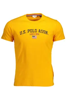 US POLO SHORT SLEEVE T-SHIRT ORANGE MAN