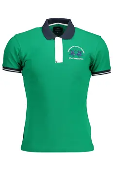 LA MARTINA POLO SHORT SLEEVE MAN GREEN