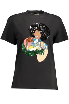 KOCCA WOMEN'S SHORT SLEEVE T-SHIRT BLACK