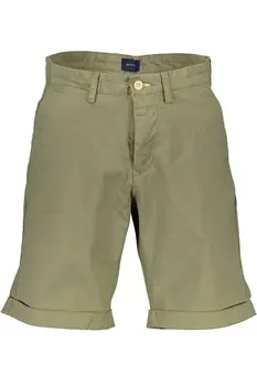 GANT GREEN MEN'S BERMUDA TROUSERS