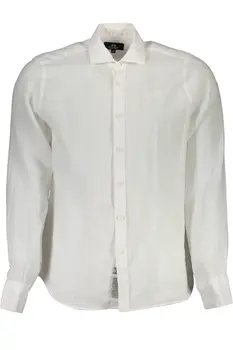 LA MARTINA MEN'S WHITE LONG SLEEVE SHIRT