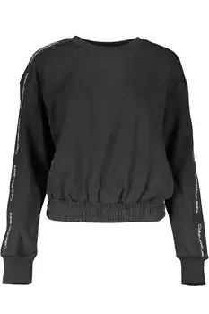 CALVIN KLEIN SWEATSHIRT WITHOUT ZIP WOMAN BLACK