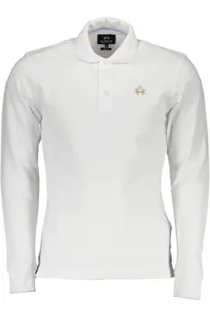 LA MARTINA POLO SHIRT LONG SLEEVES MAN WHITE