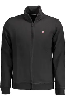 NAPAPIJRI SWEATSHIRT WITH ZIP MAN BLACK