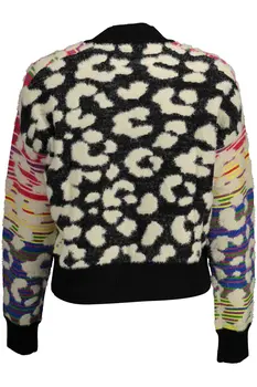 DESIGUAL WOMEN'S BLUE SWEATER