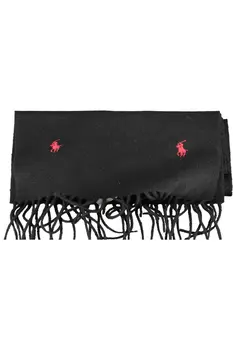 RALPH LAUREN MEN'S BLACK SCARF