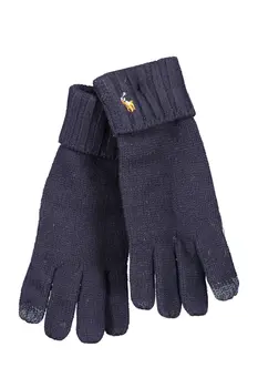 RALPH LAUREN MEN'S BLUE GLOVES