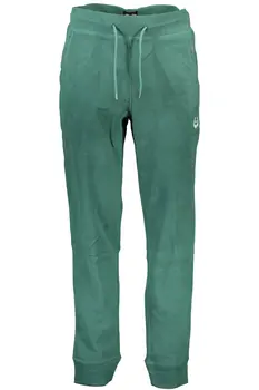GIAN MARCO VENTURI MEN'S GREEN TROUSERS