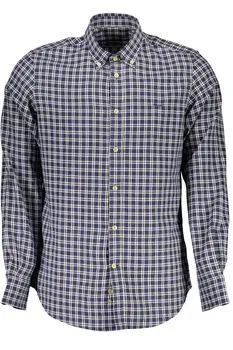 HARMONT & BLAINE MEN'S BLUE LONG SLEEVE SHIRT