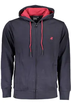 US GRAND POLO MEN'S BLUE SWEATSHIRT WITH ZIP
