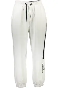 CALVIN KLEIN WHITE MEN'S TROUSERS