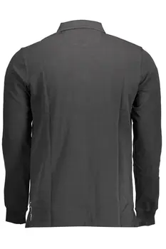US POLO MEN'S LONG SLEEVED POLO BLACK