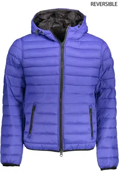 US BLUE MEN'S POLO JACKET