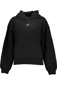 CALVIN KLEIN SWEATSHIRT WITHOUT ZIP WOMAN BLACK