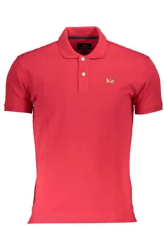 LA MARTINA POLO SHORT SLEEVE MAN RED