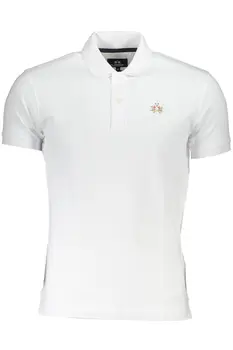 LA MARTINA POLO SHORT SLEEVE MAN WHITE