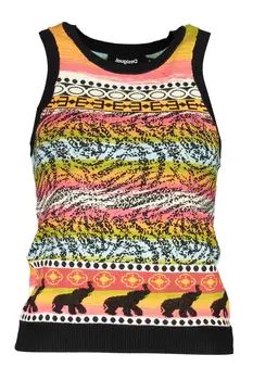 DESIGUAL WOMEN'S TANK TOP BLACK