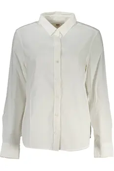 LEVI'S WHITE WOMEN'S LONG SLEEVED SHIRT