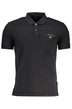 NAPAPIJRI POLO SHORT SLEEVE MAN BLACK