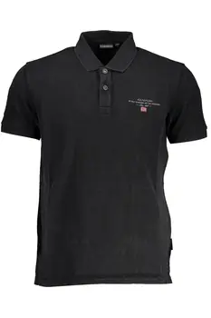 NAPAPIJRI POLO SHORT SLEEVE MAN BLACK