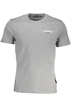 NAPAPIJRI T-SHIRT SHORT SLEEVE MAN GRAY
