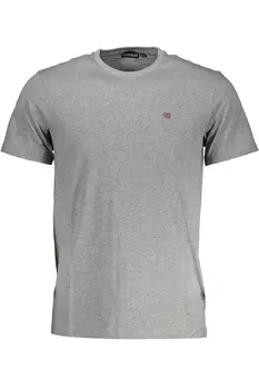 NAPAPIJRI T-SHIRT SHORT SLEEVE MAN GRAY