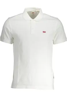 LEVI'S POLO SHORT SLEEVE MAN WHITE