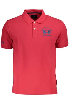 LA MARTINA POLO SHORT SLEEVE MAN RED