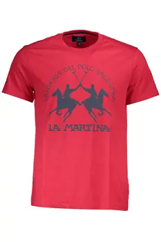 LA MARTINA RED MAN SHORT SLEEVE T-SHIRT