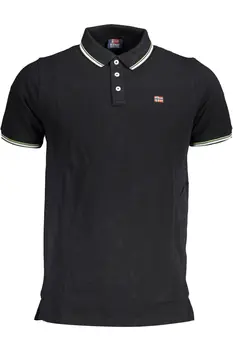 NORWAY 1963 BLACK MEN'S SHORT SLEEVED POLO SHIRT